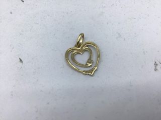 colgante oro 18k con piedra con circonita