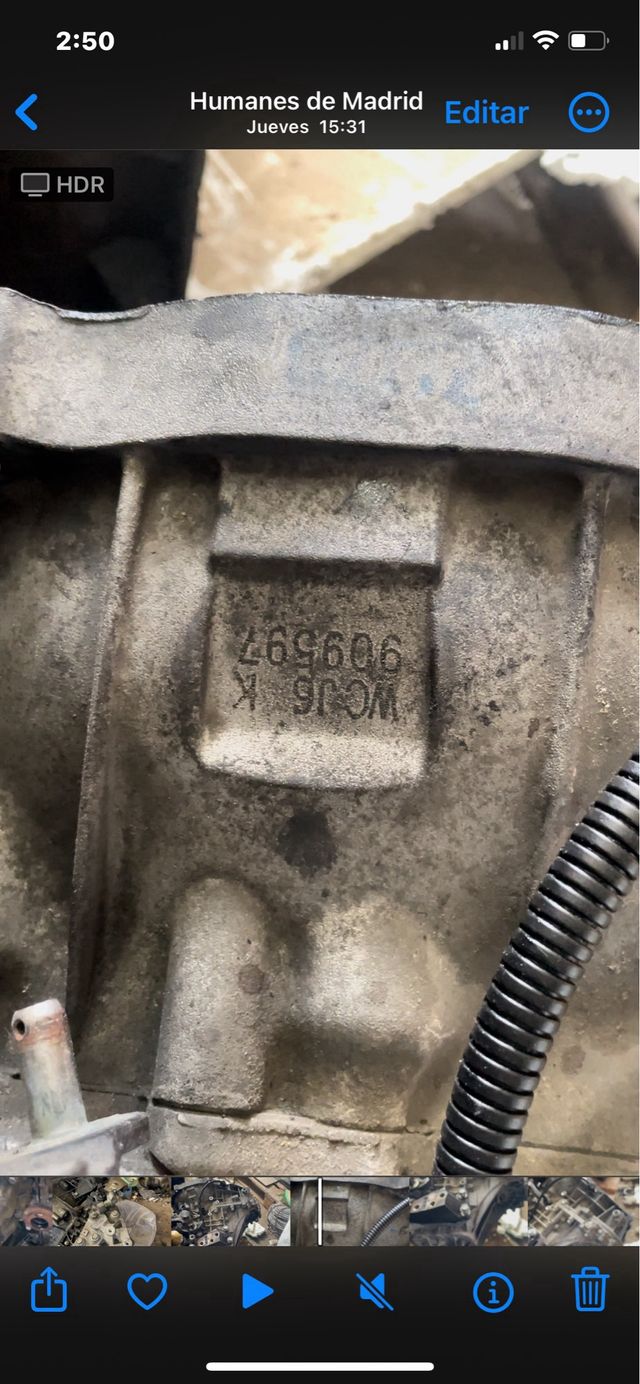 Caja de cambios Kia Sportage 1.7d 6v wcj6k