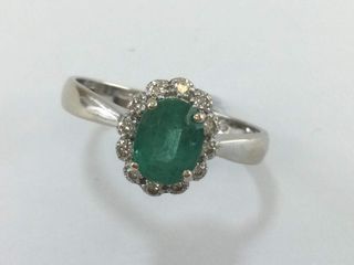 anillo oro 18k con piedra con diamante