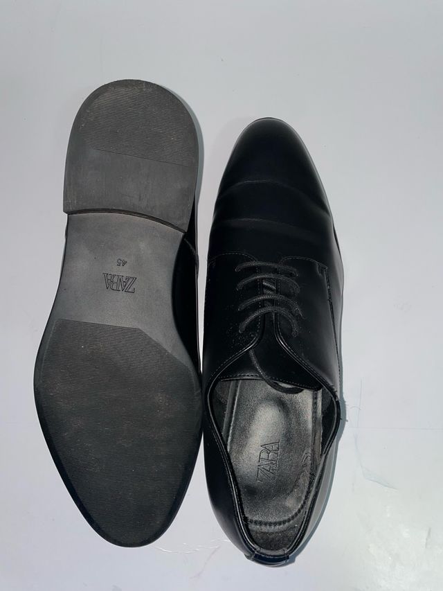 Zapatos Zara Hombre Talla 45 Negros