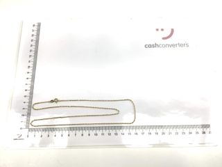 cadena oro 18k 30cm