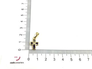 colgante oro 18k con piedra
