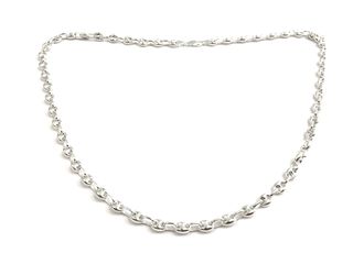 cadena plata 925mm 30cm