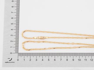 cadena oro 18k 30cm