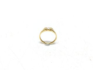anillo oro 18k con piedra con diamante de laboratorio t. 20 (19,1 mm)