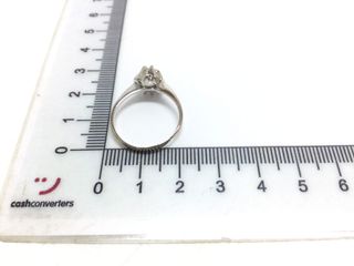 sortija oro 18k con piedra con diamante t. 10 (15,92 mm)