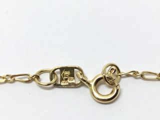 cadena oro 18k 30cm