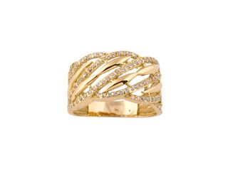 anillo oro 18k con piedra con circonita