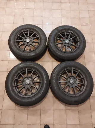 Set 4 Cerchi MSW85 215/65 R16 con gomme invernali