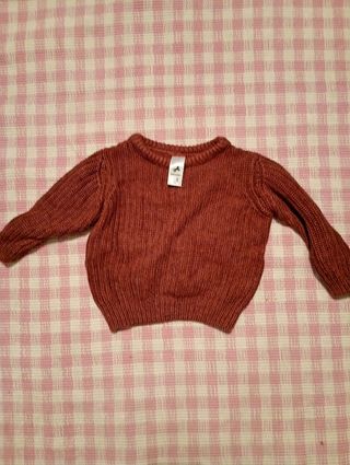 Jersey niño punto terracota