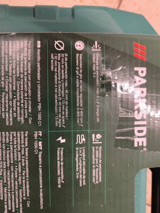 Martilló perforador y cincelador  Parkside 1550W