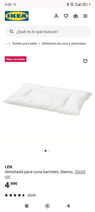 Colchón cuna con complementos