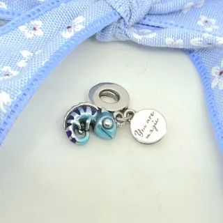 CHARM CAMALEON AZUL