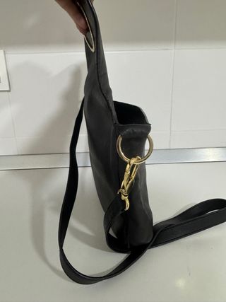 Bolso hombre Purificacion Garcia piel negro