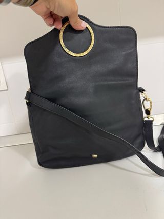 Bolso hombre Purificacion Garcia piel negro