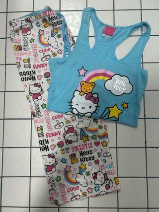 Pijama Verano Hello Kitty. 