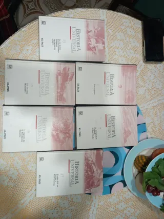 6 tomos historia universal x 8 euros