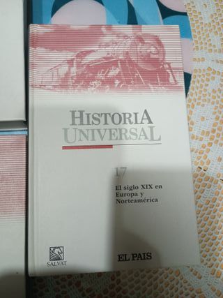 6 tomos historia universal x 8 euros