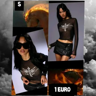 Camiseta Malla Transparente Talla S