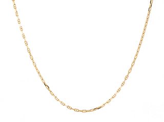cadena oro 18k 30cm