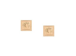 pendientes oro 18k