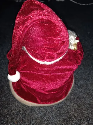 Antiguo Muñeco Papá Noel sentado 45 cm