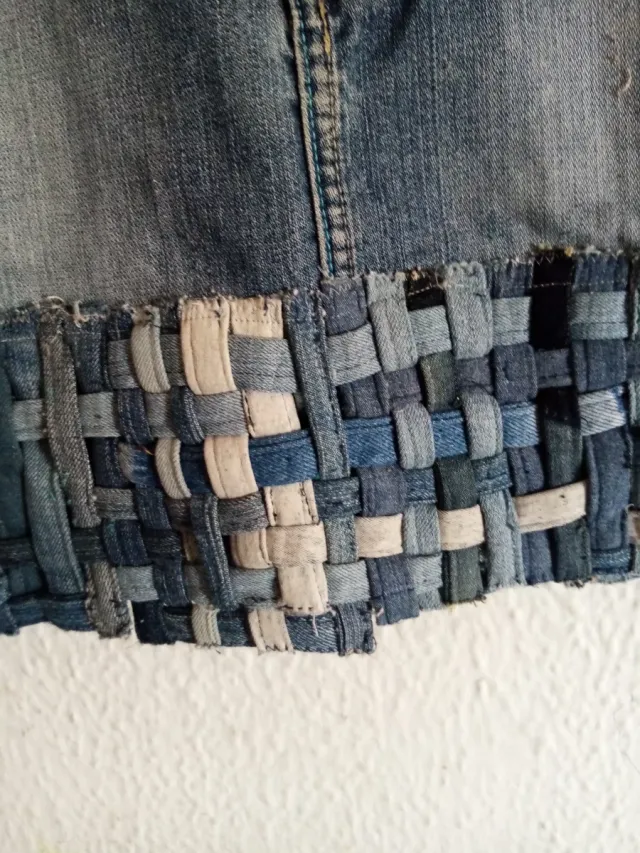 Minifalda vaquera rediseñada