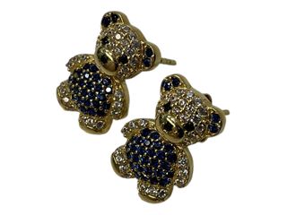 pendientes oro 18k con circonita