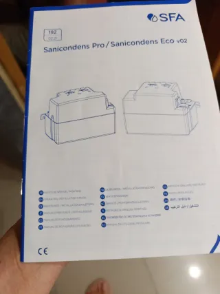 Bomba condensador, poco uso como nueva. 