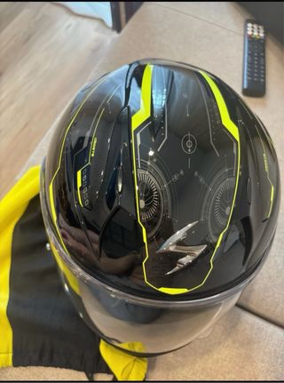 Casco Scorpion EXO Negro/Amarillo