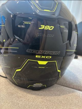 Casco Scorpion EXO Negro/Amarillo