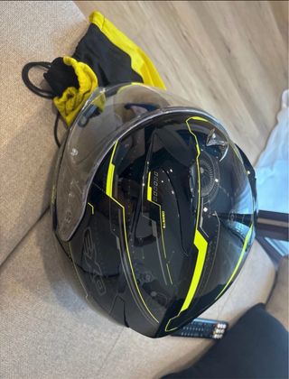 Casco Scorpion EXO Negro/Amarillo