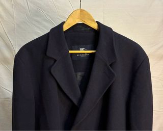 Abrigo Burberry Lana Azul