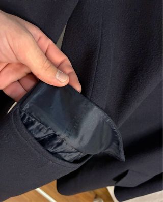 Abrigo Burberry Lana Azul