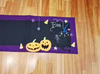 Runner Halloween Gatto Nero Zucca Boo
