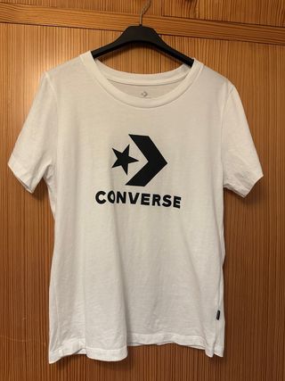 Camiseta Converse Blanca Logo Estrella