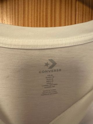 Camiseta Converse Blanca Logo Estrella
