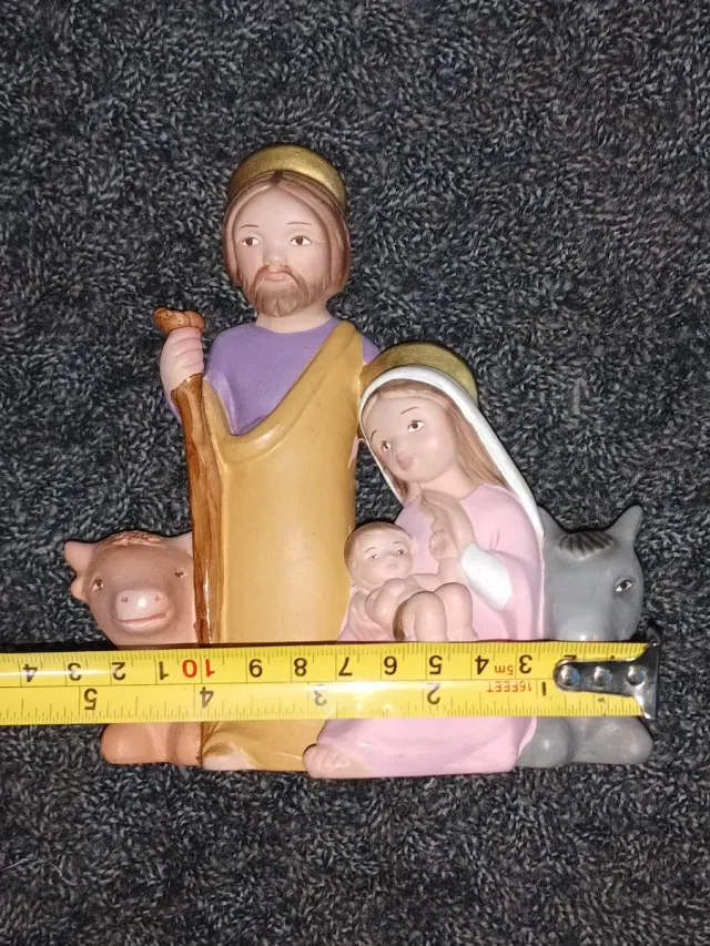 Presepe Belén Barro a figura antica degli anni '70