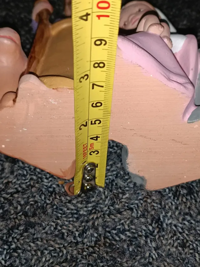 Presepe Belén Barro a figura antica degli anni '70