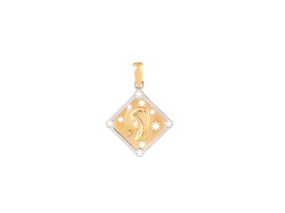 medalla oro 18k