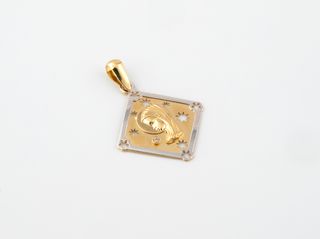 medalla oro 18k