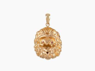 colgante oro 18k con piedra con circonita