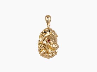 colgante oro 18k con piedra con circonita
