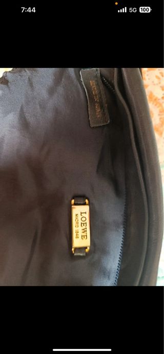 Bolso bandolera Loewe vintage azul Marino unisex 