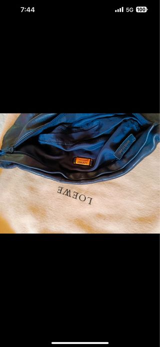 Bolso bandolera Loewe vintage azul Marino unisex 