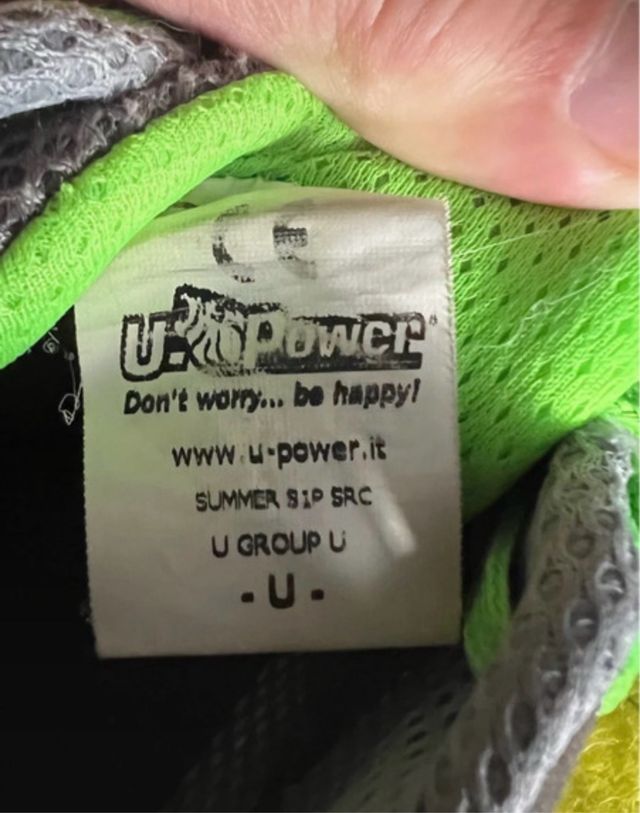 Zapatos de seguridad U.Power grises