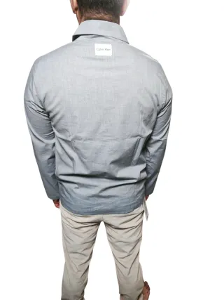 Camisa Lounge Calvin Klein Talla S Gris