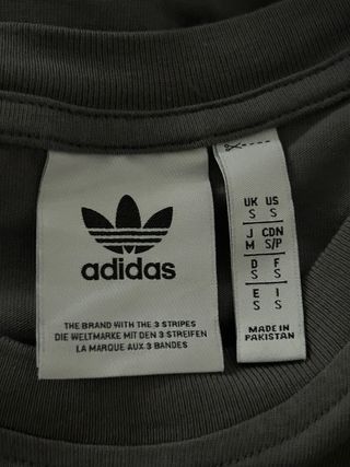 Camiseta Adidas Gris 