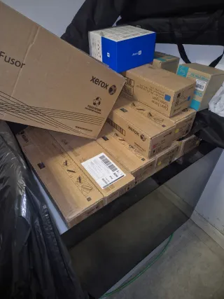 2 Fotocopiadoras Industriales Gris y Blanca