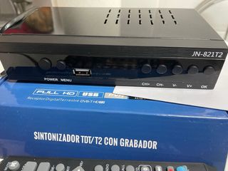 Sintonizador TDT/T2 con Grabador JN-821T2